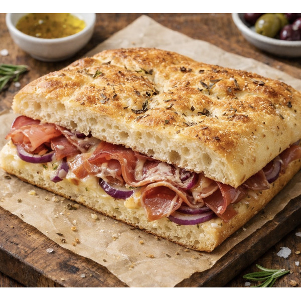 Focaccia serrano
