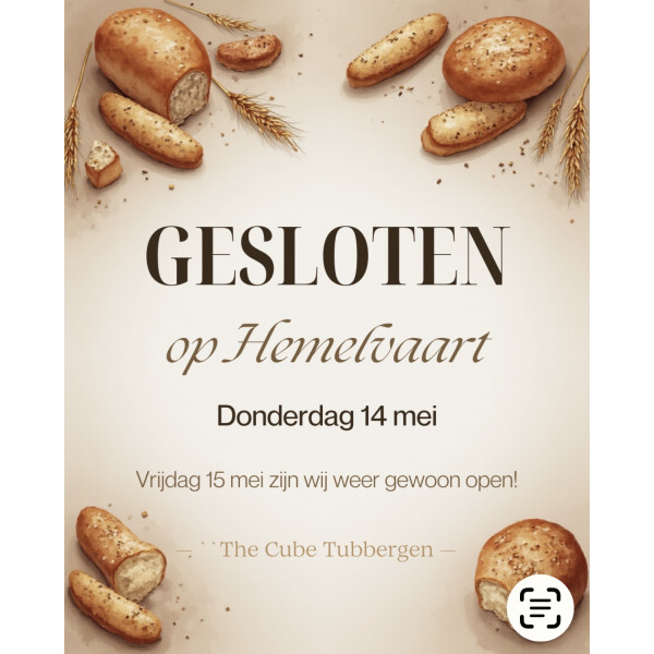 HEMELVAARTSDAG GESLOTEN! HEMELVAARTSDAG GESLOTEN!